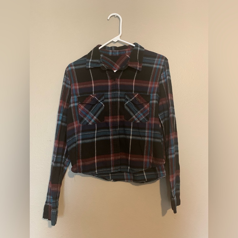 Cropped flannel
